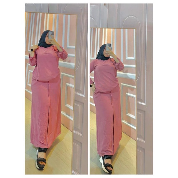 SETELAN ROK WANITA VIRAL KEKINIAN // SETELAN WANITA TERBARU 2023 // SETELAN KRINGKLE AIRFLOW // DAILY SET KRINGKLE AIRFLOW  // SETELAN AIRFLOW WANITA VIRAL // SET ROK JUMBO  BAHAN CRINGKLE AIRFLOW // SET ROK WANITA BESTSELLER JUMBO