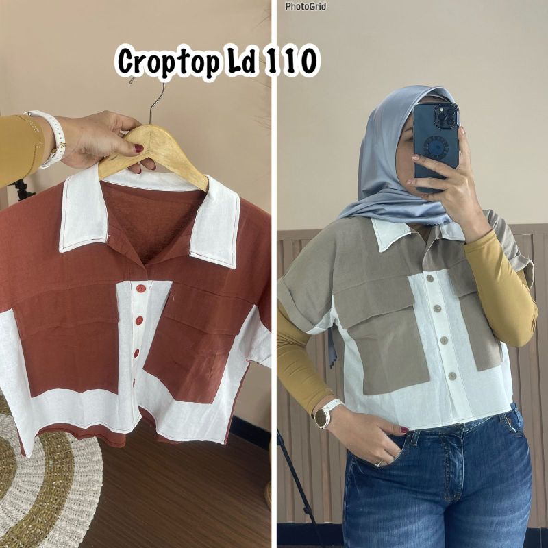 crop top linen