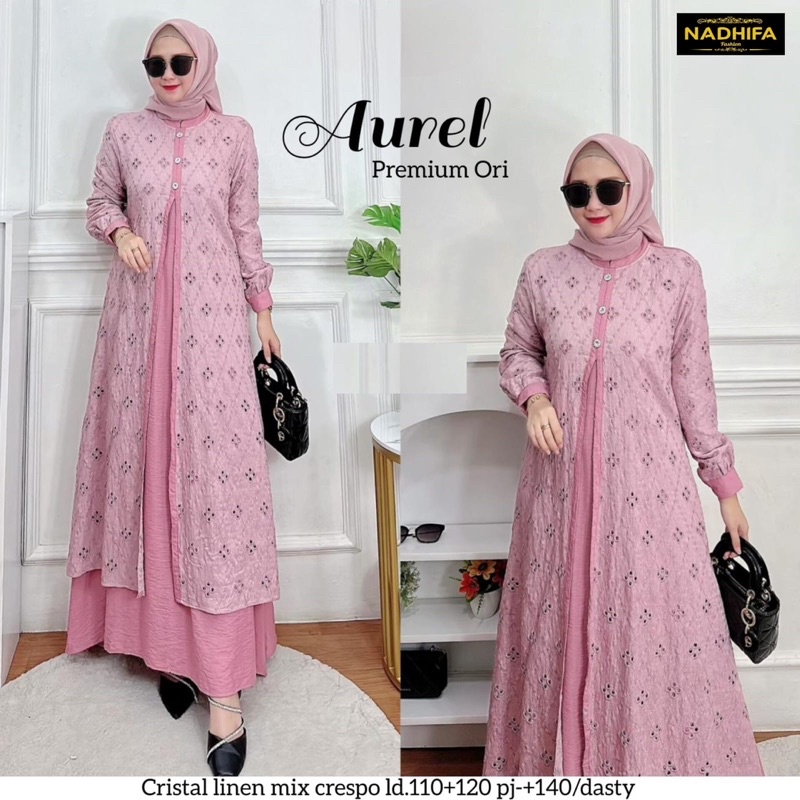 Aurel dress / gamis lebaran BY NADHIFA