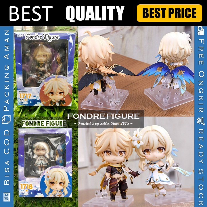 Nendoroid Lumine Aether Traveler Nendo 1718 1717 Genshin Impact Good Smile Company Action Figure Kws