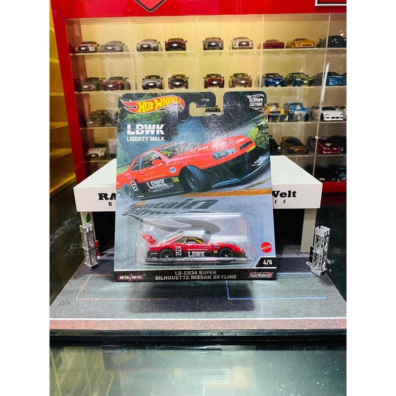 Hotwheels Mountain Drifters Lb Er34 Super Silhouette Nissan Skyline