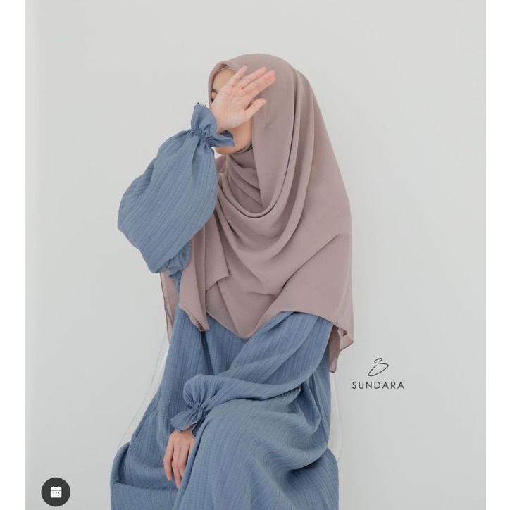 Zoeya Dress Hariraya NEW by Sundara Exclusive Baby Denim