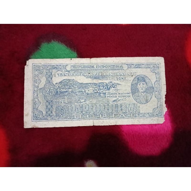25 rupiah ori sdx
