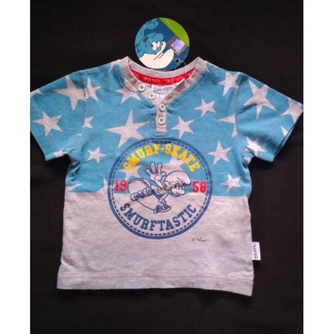 kaos smurfs original