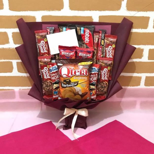 

Bq030 (Ready Stock) Bisa Kirim Di Hari Yang Sama -Bouquet Snack / Bucket Snack / Buket Makanan / Snack Buket- Promo Best Seller!
