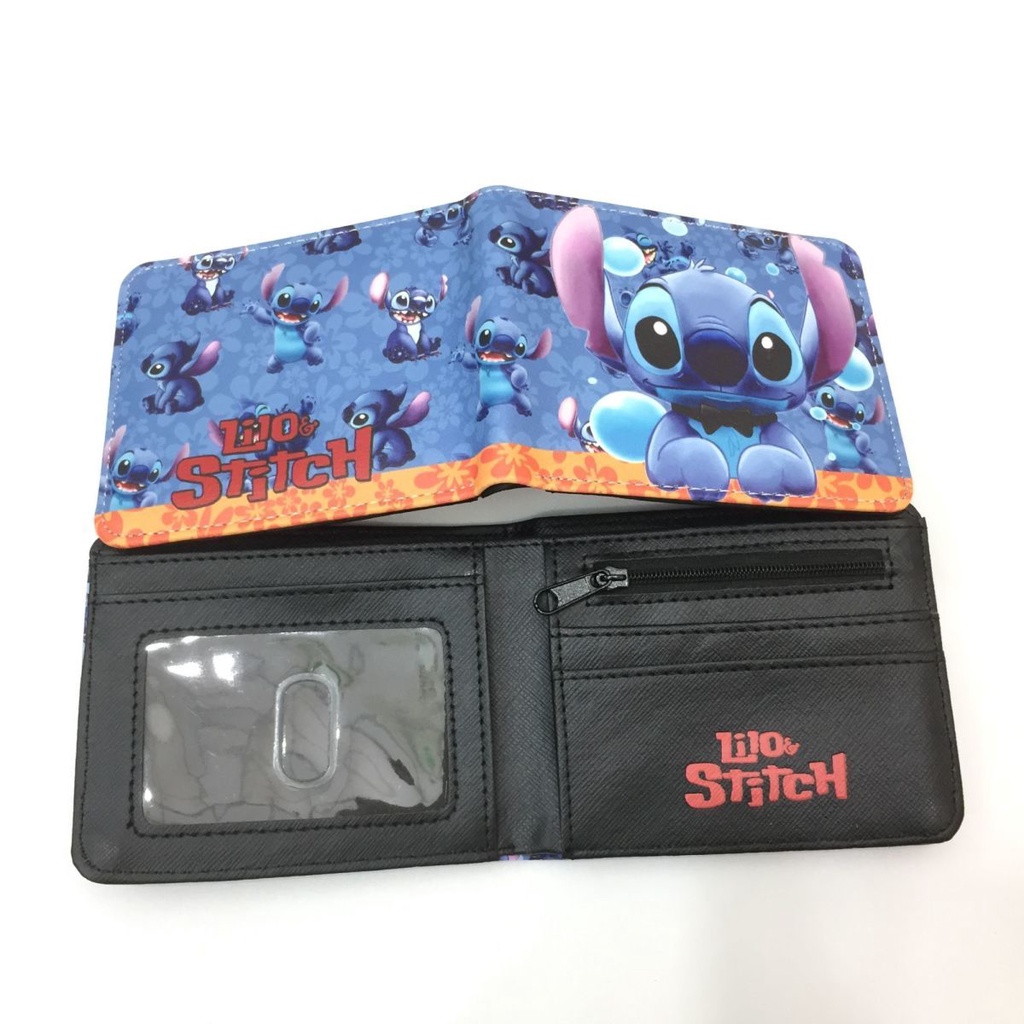 Sera Stitch Stitch Monster Kecil Boogie Boo Komik Cetak Pasangan Dompet Hadiah Ulang Tahun Anime Dompet Hadiah