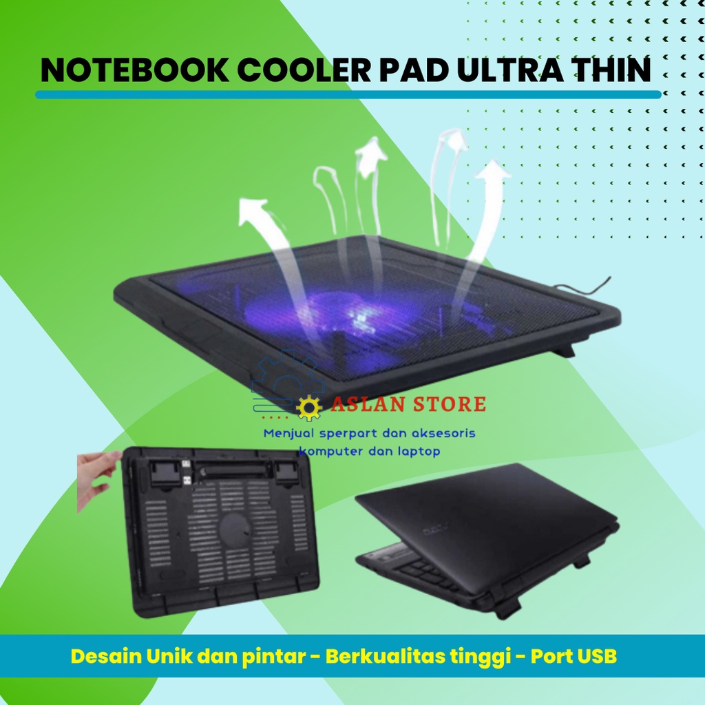 PENDINGIN LAPTOP Cooling Fan Pad Cooling Cooler fan Kipas Pendingin Notebook Laptop