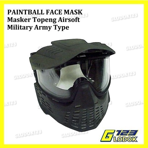 Masker Topeng Muka Motor Kacamata Google Face Mask Tactical Paintball