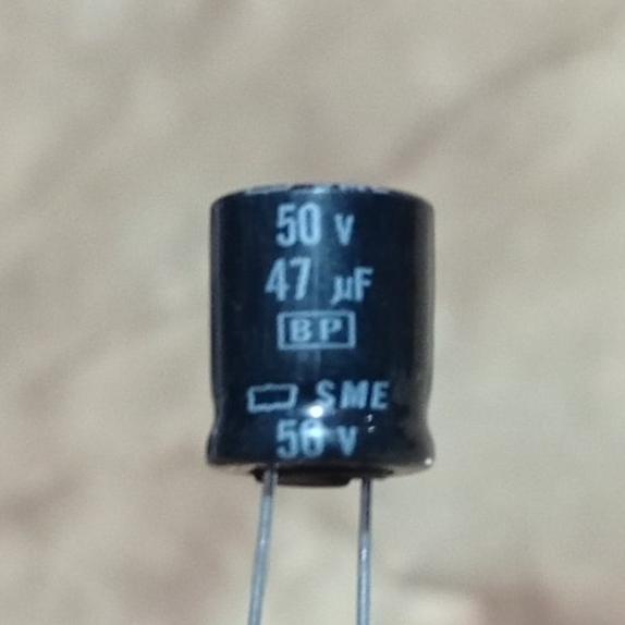 Bp 47uf 50v elco bipolar