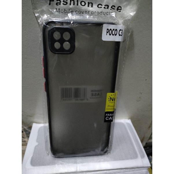 Case Aero My Choice Poco C3 Silikon Casing Dove Pelindung Camera