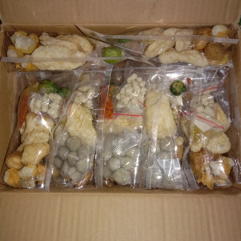 

Nafariz724 Paket 12 Pcs Baso Aci,Cuanki Mix,Seblak Mie Dll,Paket Jualan