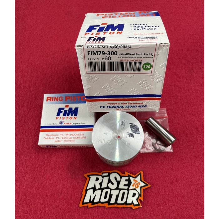 Terlaris Piston Piston Fim 60 Pen 14 Mentah