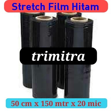 

BRG BARU Plastik Stretch Film Hitam 50cmX150m / Strech Film / Segel / Wrapping