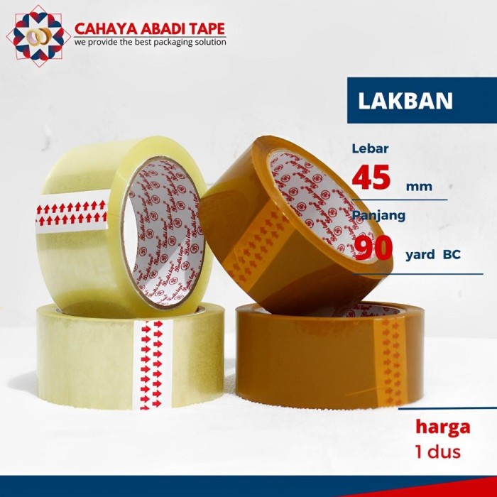 

TERMURAH LAKBAN BENING COKLAT BODHI TAPE TERMURAH !! PER DUS 45 MM X 90YARD BC