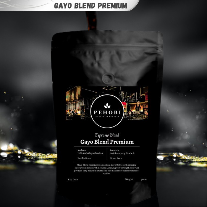 

Kopi Arabica Gayo Blend Premium 500 gram Aceh Gayo Blend Espresso