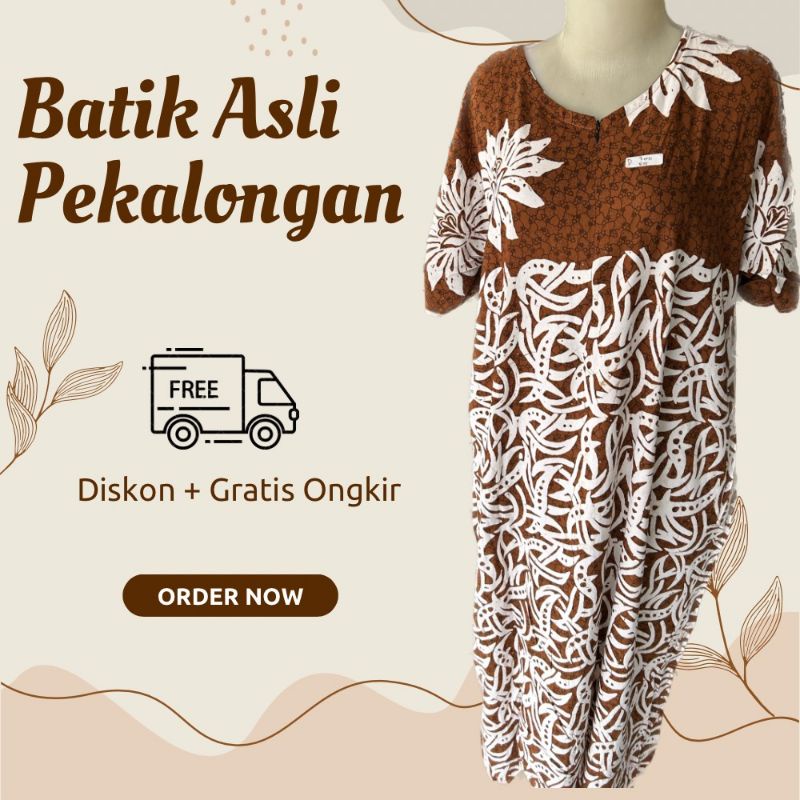 Daster Batik Asli Pekalongan Lowo Bahan Halus Adem Rayon Asli Pekalongan Halus Original Asli Baru Ny