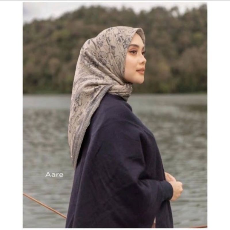 HIJAB SEGIEMPAT MOTIF pegunungan coksu