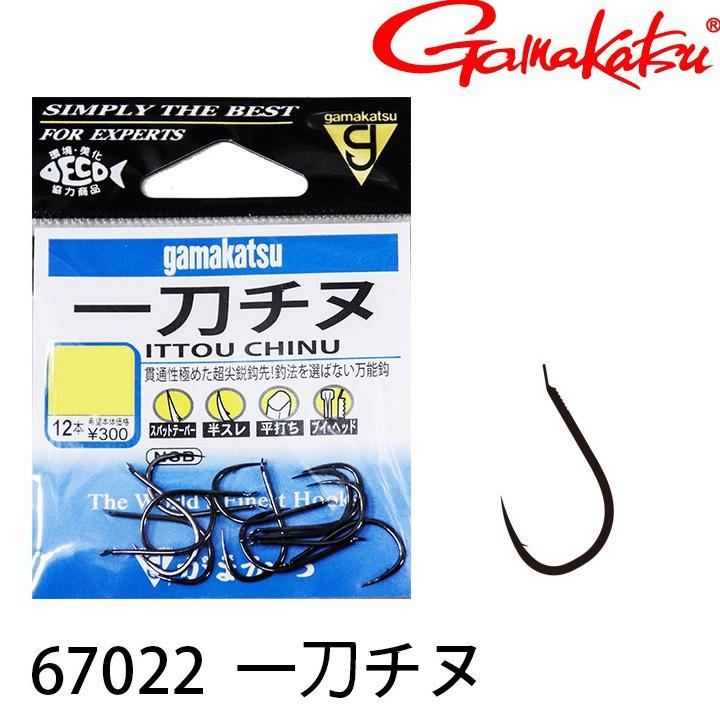 Kail Pancing Gamakatsu ITTOU CHINU NSB 67002 Flat Tanpa Lubang