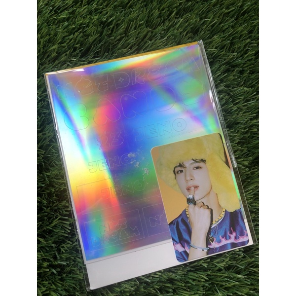 Fanlight deco jeno candy fan light photocard trading pink christmas mangap vsign tihol