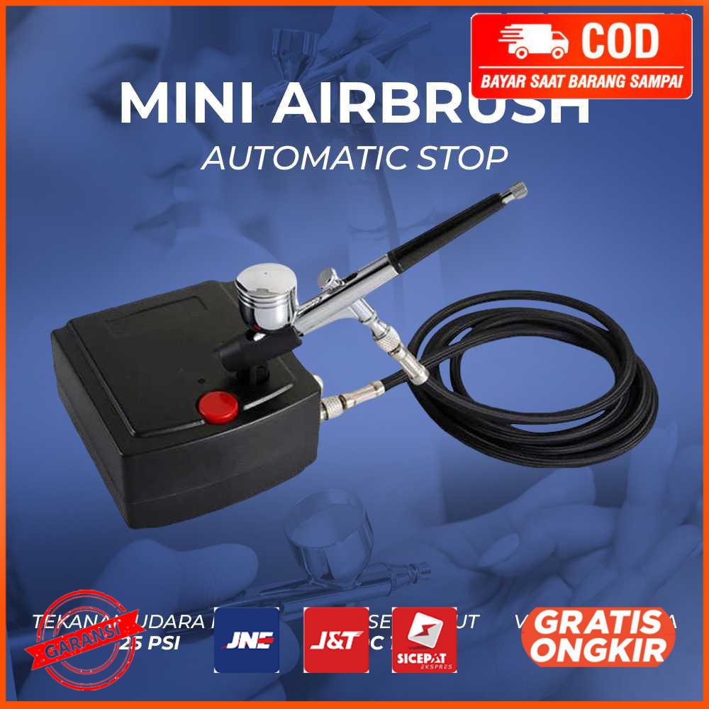 Mini Airbrush Automatic Stop Double Action Spray Paint Art T100