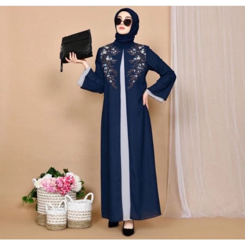 B1 Gamis Mewah Gaun Kondangan Gamis Wisuda