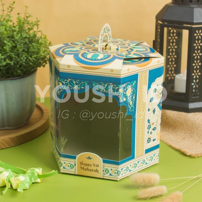 

Hampers Box Toples Kue Kering/Dus Hampers Lebaran Idul Fitri - 2 Toples 500Gr Sale