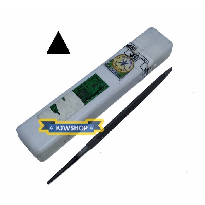 Kikir India JK Segitiga / Kikir Gergaji 4" Kasar murah