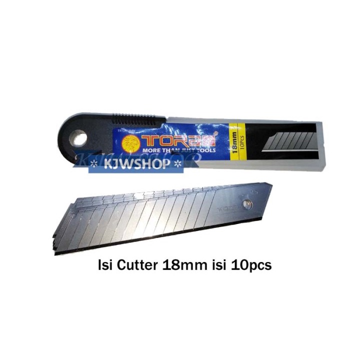 

Cutter Blade Isi Cutter Besar isi 10pcs merk Tora murah