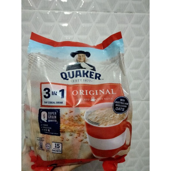 Quaker Oatmeal sachet