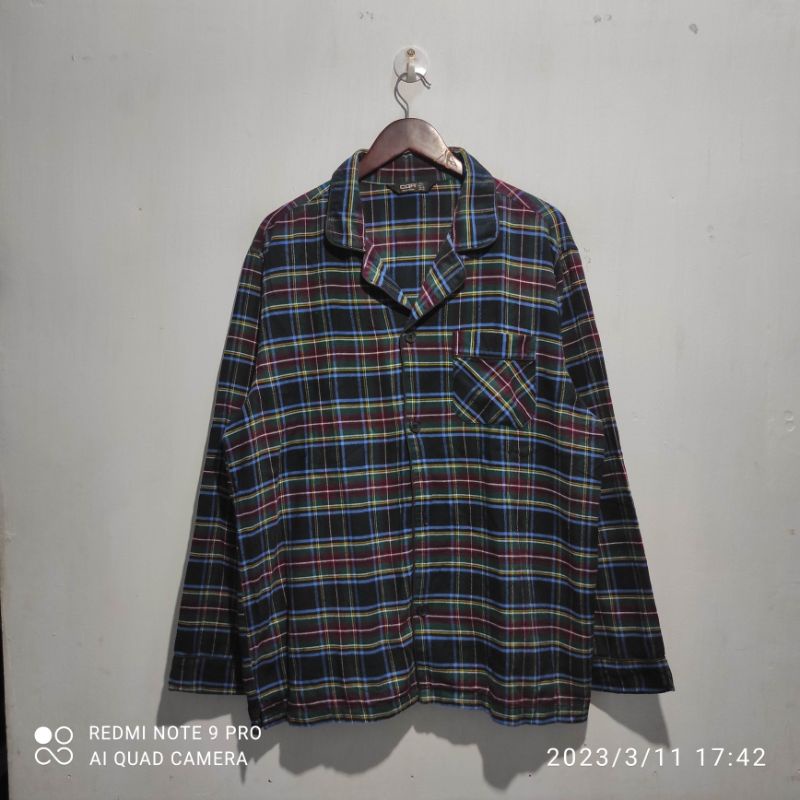Kemeja Flanel Outer CQR size XL