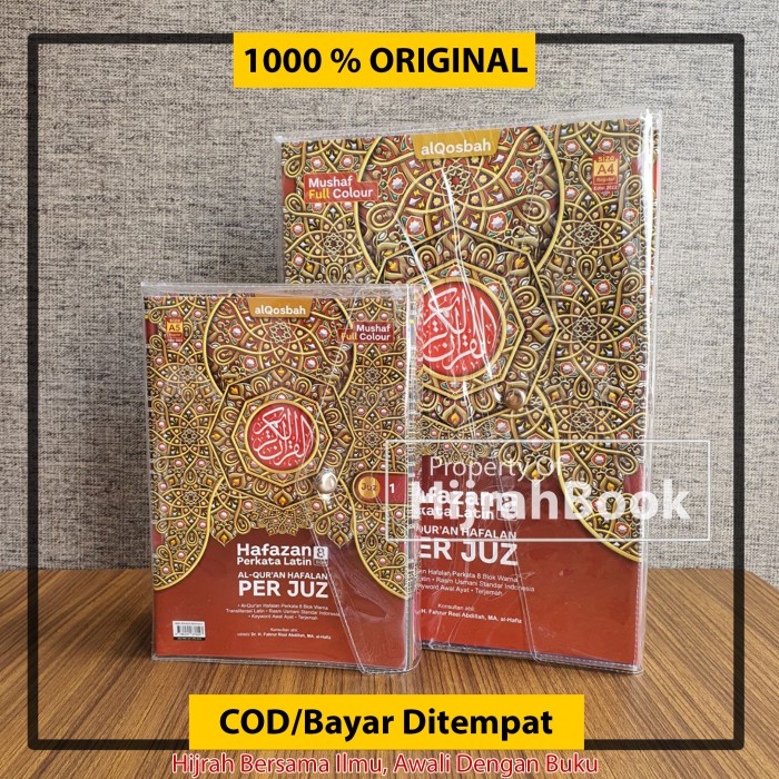 Al Quran Hafalan Hafazan Per Juz Besar A4 AlQuran Terjemah Original