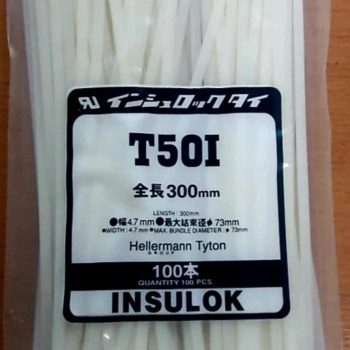 

Terlaris Klip Insulok T50I 300Mm Kabel Ties Cable Hellermann Tyton Cable Ties