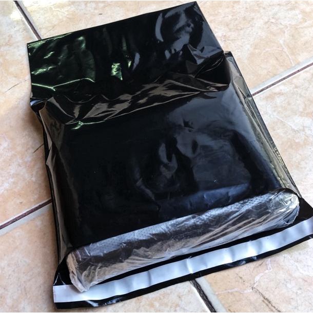 

Murah Plastik Packing Polymailer 30X40 0.4 100 Lembar Hitam Putih Plastik Lem