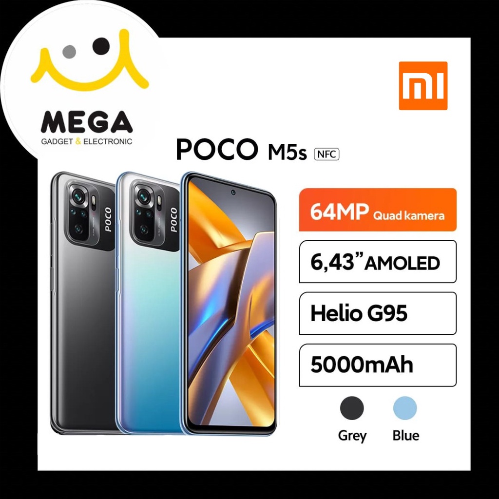 Xiaomi Poco M5s 4GB + 64GB Garansi Resmi Xioami Indonesia