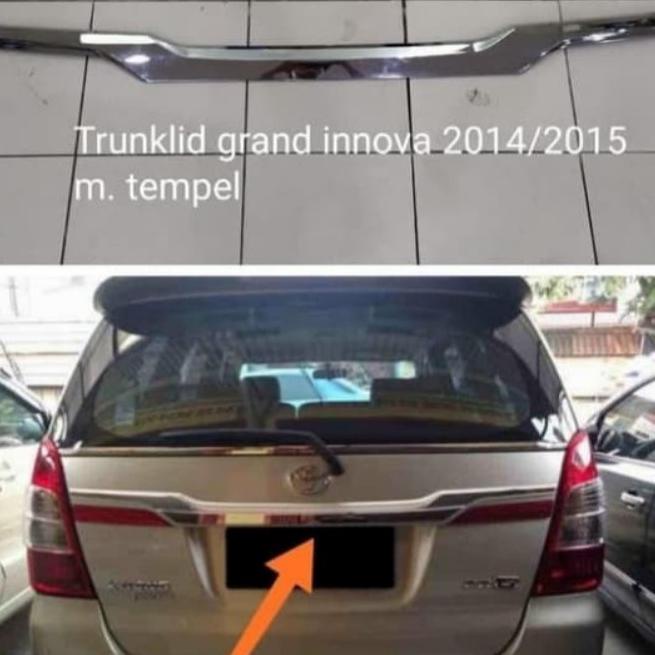 List Trunklid Trunk Lid Grand Innova 2014-2015 Model Tempel