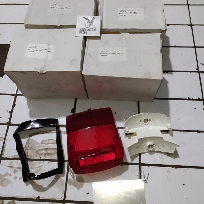 Stoplamp Set Vespa Px Ps Series Catalux Veralux Italy Original