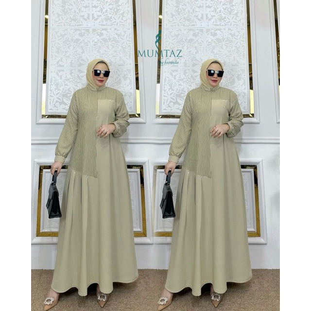 GAMIS MOOZA KANAYA ORI MUMTAZ ORIGINAL BERLABEL ITYCREPE SAKU REMAJA CASUAL SYARI OOTD HIJABERS ROMPI baju muslim murah reseller dropshiper lebaran kondangan ceruty babydolll rami katun