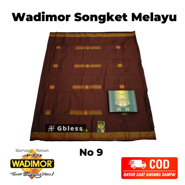 Wadimor Sarung Tenun Pria Wadimor Songket Melayu
