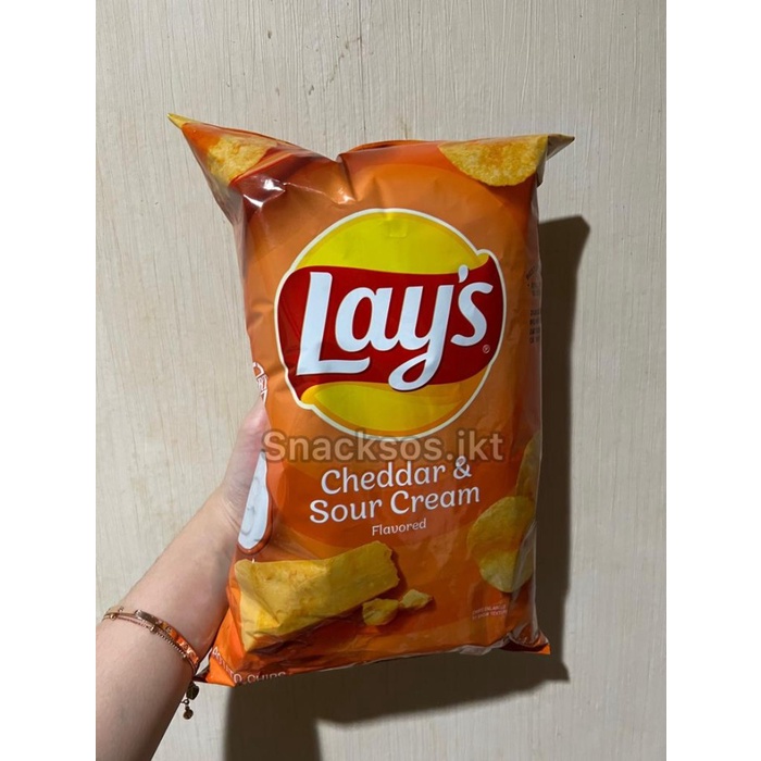 

Terlaris LayS Potato Chips Classic / Barbecue / Salt And Vinegar- Usa Lays