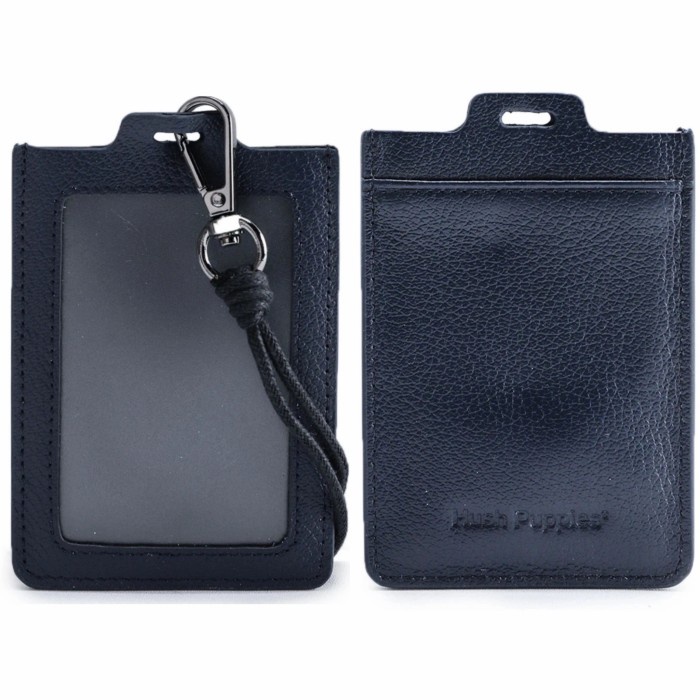 

Terlaris Id Card Holder Hush Puppies Ori Murah Ready Lanyard Name Tag Navy Ori
