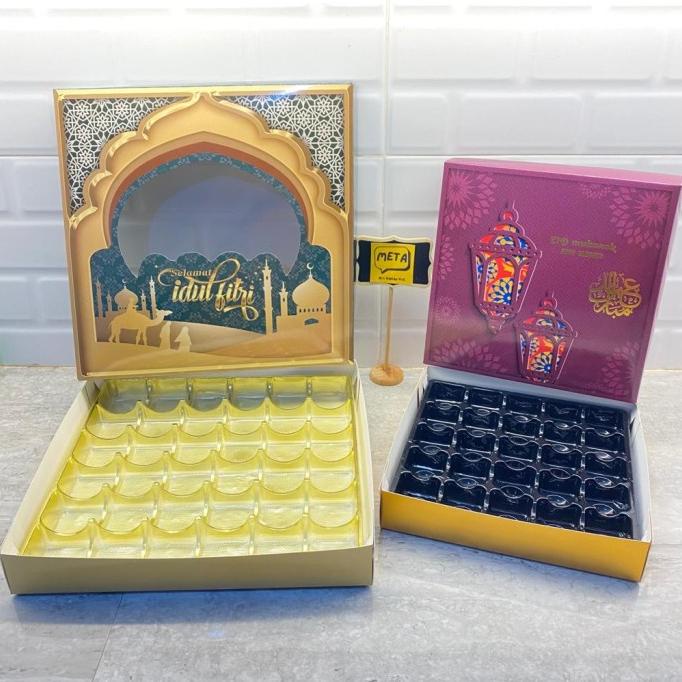 Buruan serbu] 6SET BOX NASTAR / KOTAK NASTAR LEBARAN / TRAY NASTAR / DUS HAMPERS