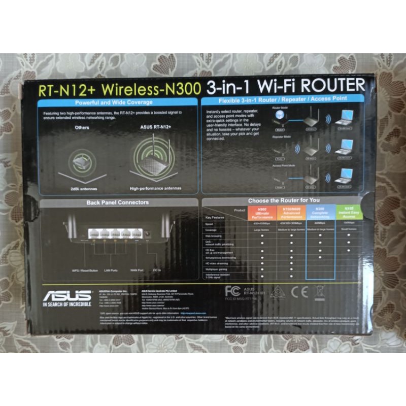 Asus Wifi Router RT-N12+