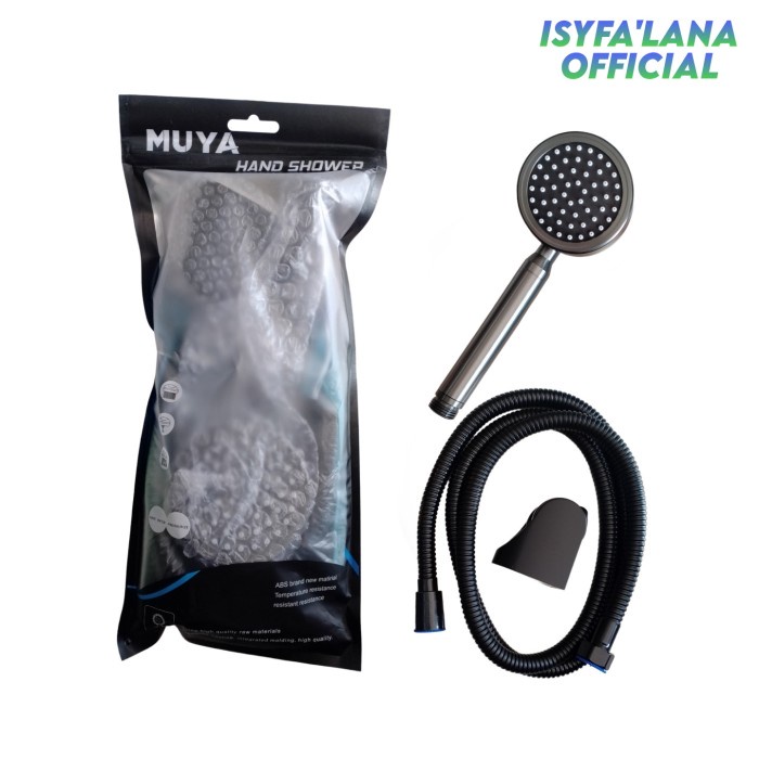 Terlaris Hand Shower Set Hitam / Shower Mandi Black Muya