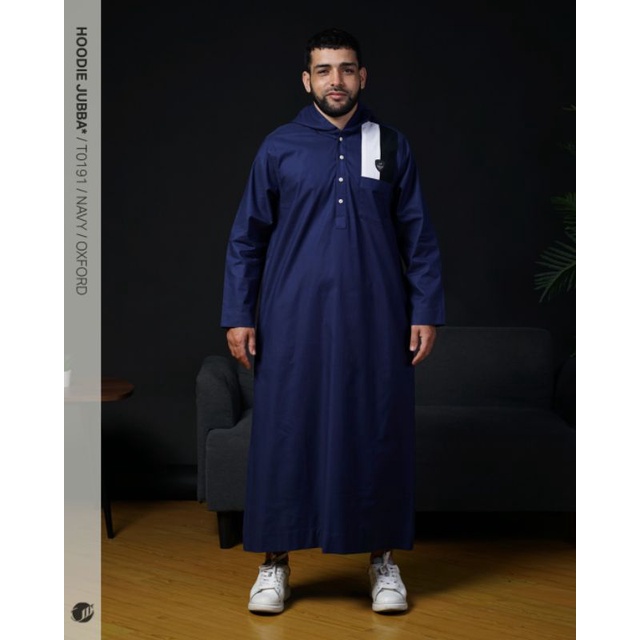 JUBAH HOODIE SAMASE T019 LS OXFORD