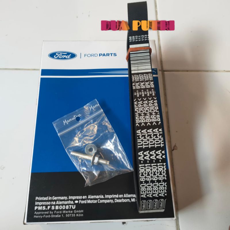 Fan Belt Vbelt Tali Kipas Ford Fiesta ORIGINAL