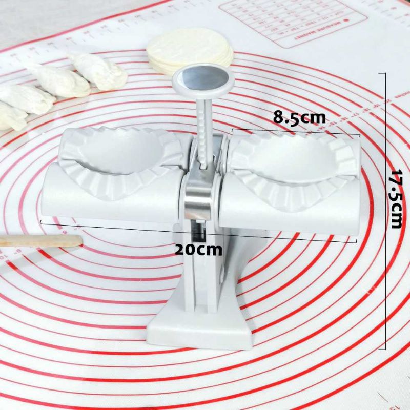 UPNZT Cetakan Pangsit Double Head Dumpling Maker Easy Operation - UP15