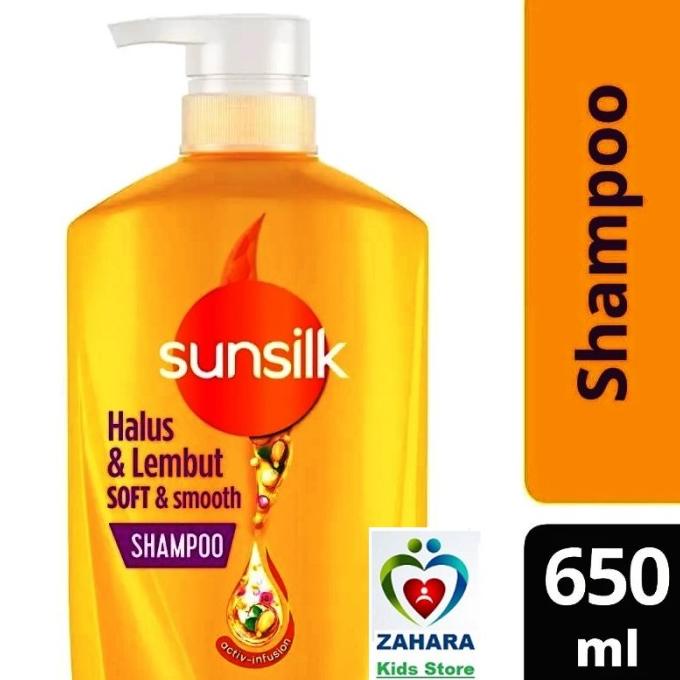 Shampoo Sunsilk Soft & Smooth 680 ml/ shampo soft&smooth 680ml kuning