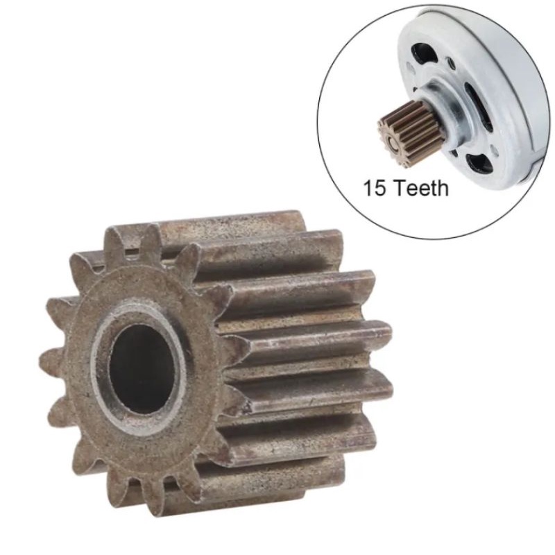 Gir pinion gear gigi dinamo rs550 bor cordless baterai 9T 11T 12T 13T 14T 15T 16T
