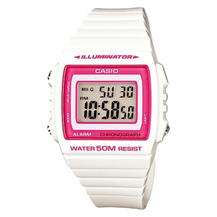 Flash Sale Casio Standar W-215H-7A2Vdf Alarm Chrono Wr 50M Terbaru