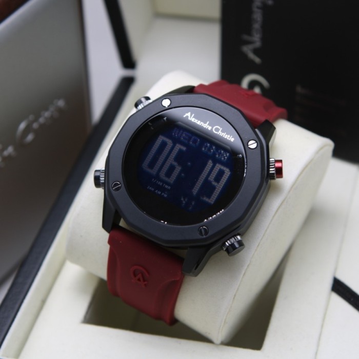 Promo Jam Tangan Pria Alexandre Christie Ac9377Mh Rubber Original Terbaru